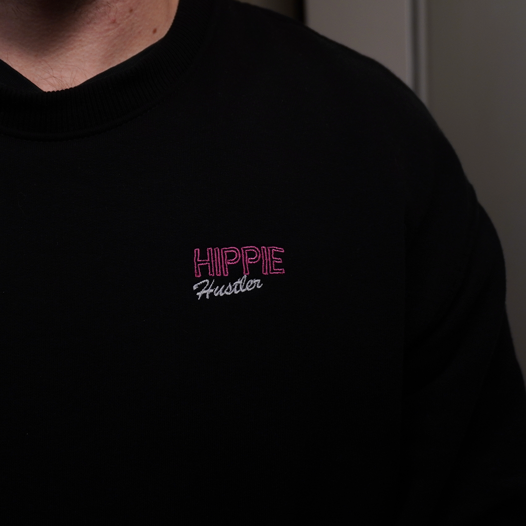 Hippie Hustler Stick - Organic Oversize Sweatshirt (Stick)