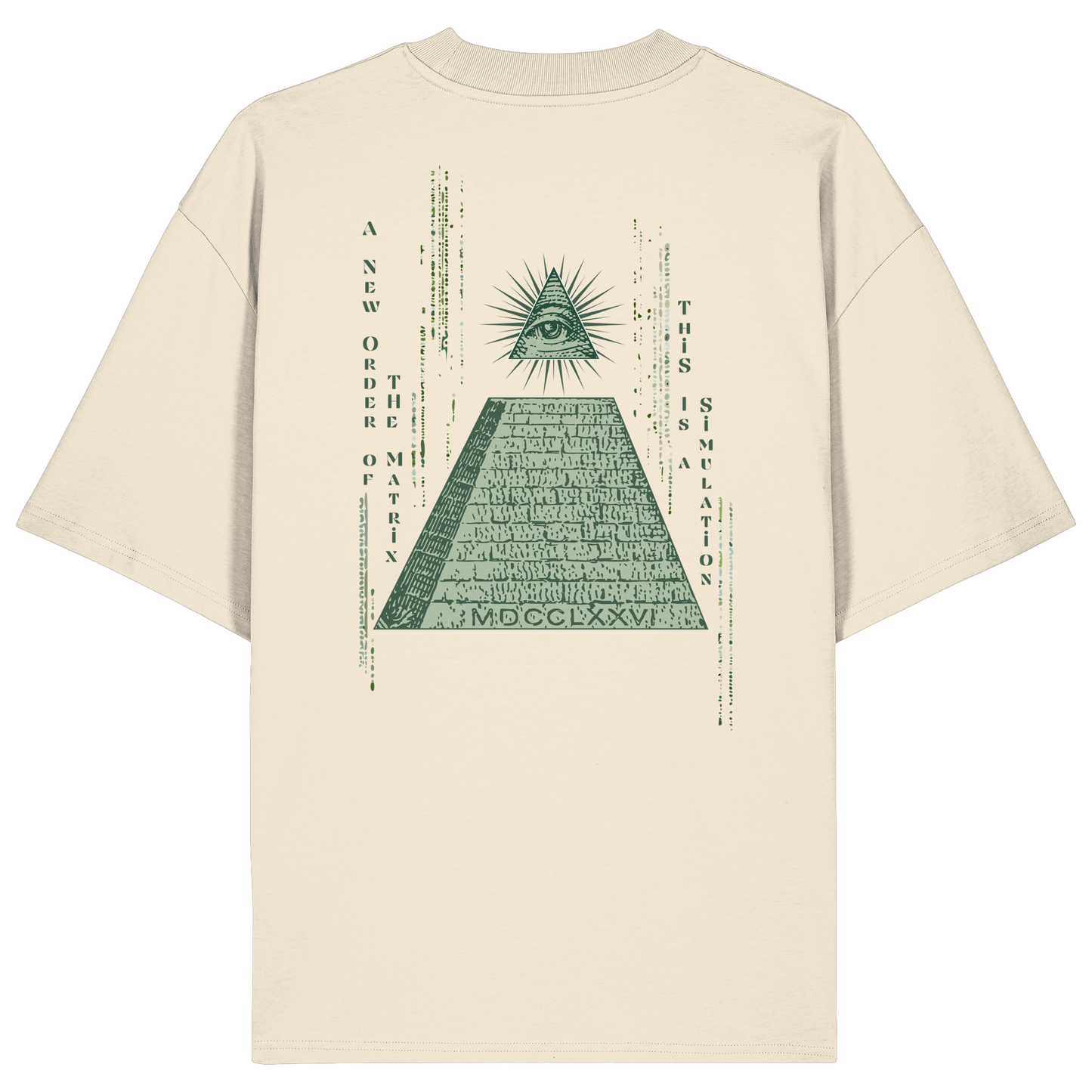 🔥 This Is a Simulation - Organic Oversize Shirt
