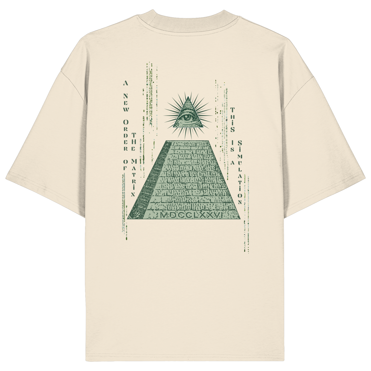 🔥This Is a Simulation - Organic Oversize Shirt