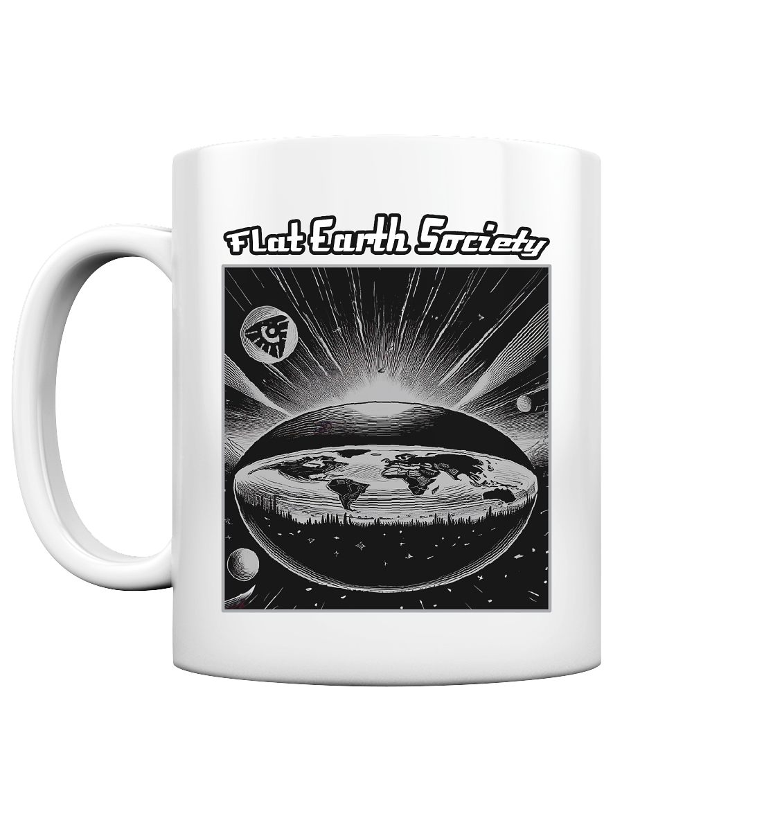 Flat Earth Society - Tasse glossy