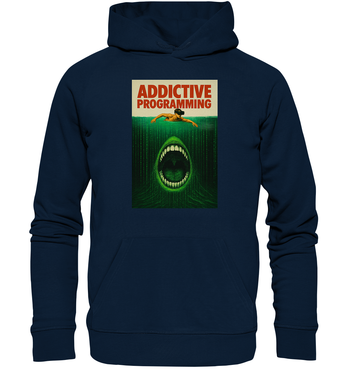 Addictive Programming Shark - Organic Hoodie