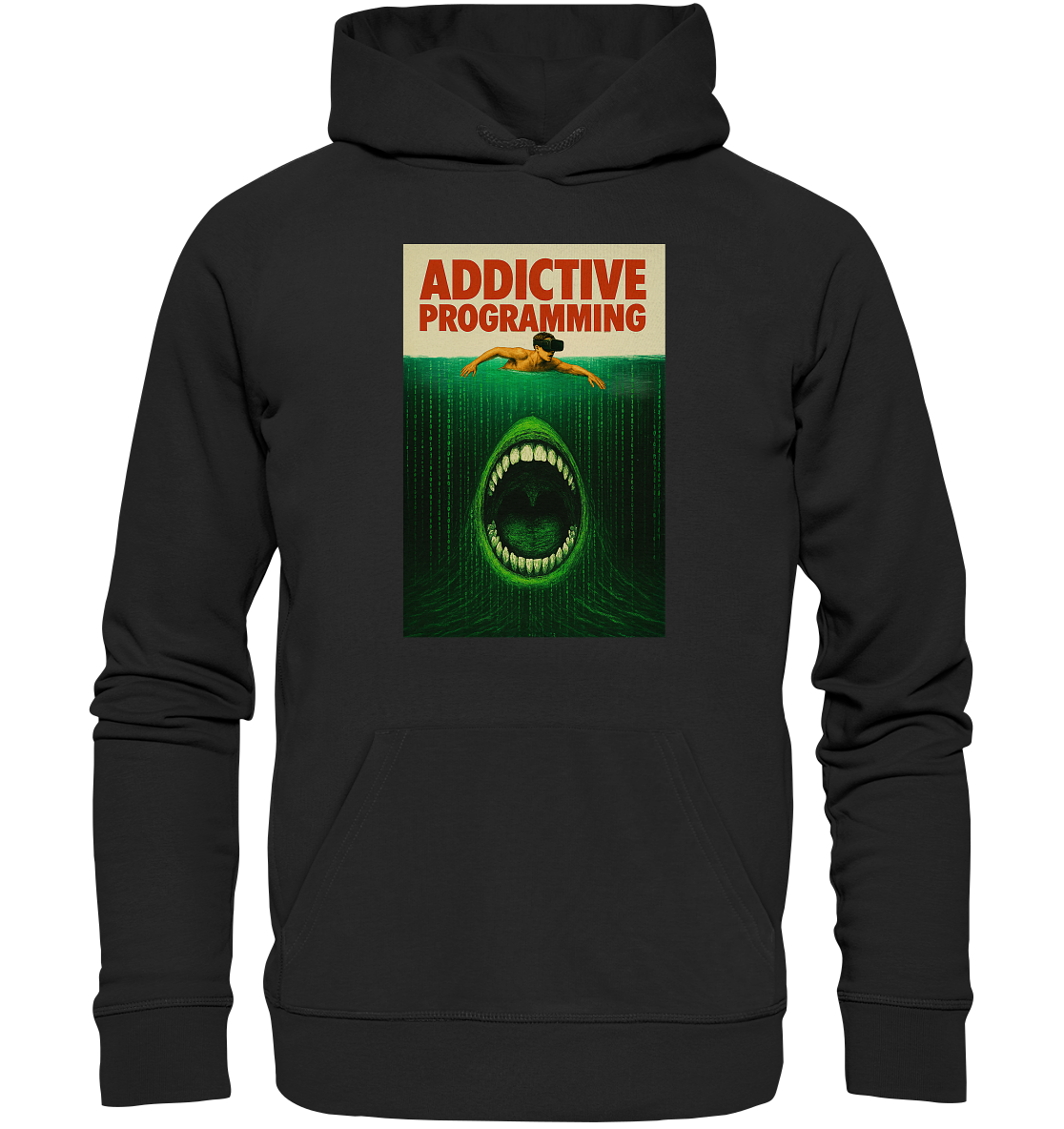 Addictive Programming Shark - Organic Hoodie