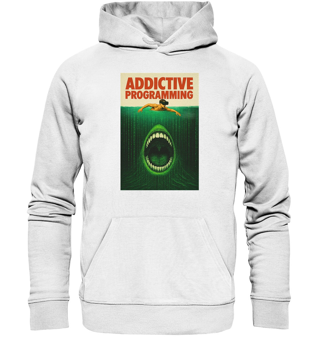 Addictive Programming Shark - Organic Hoodie