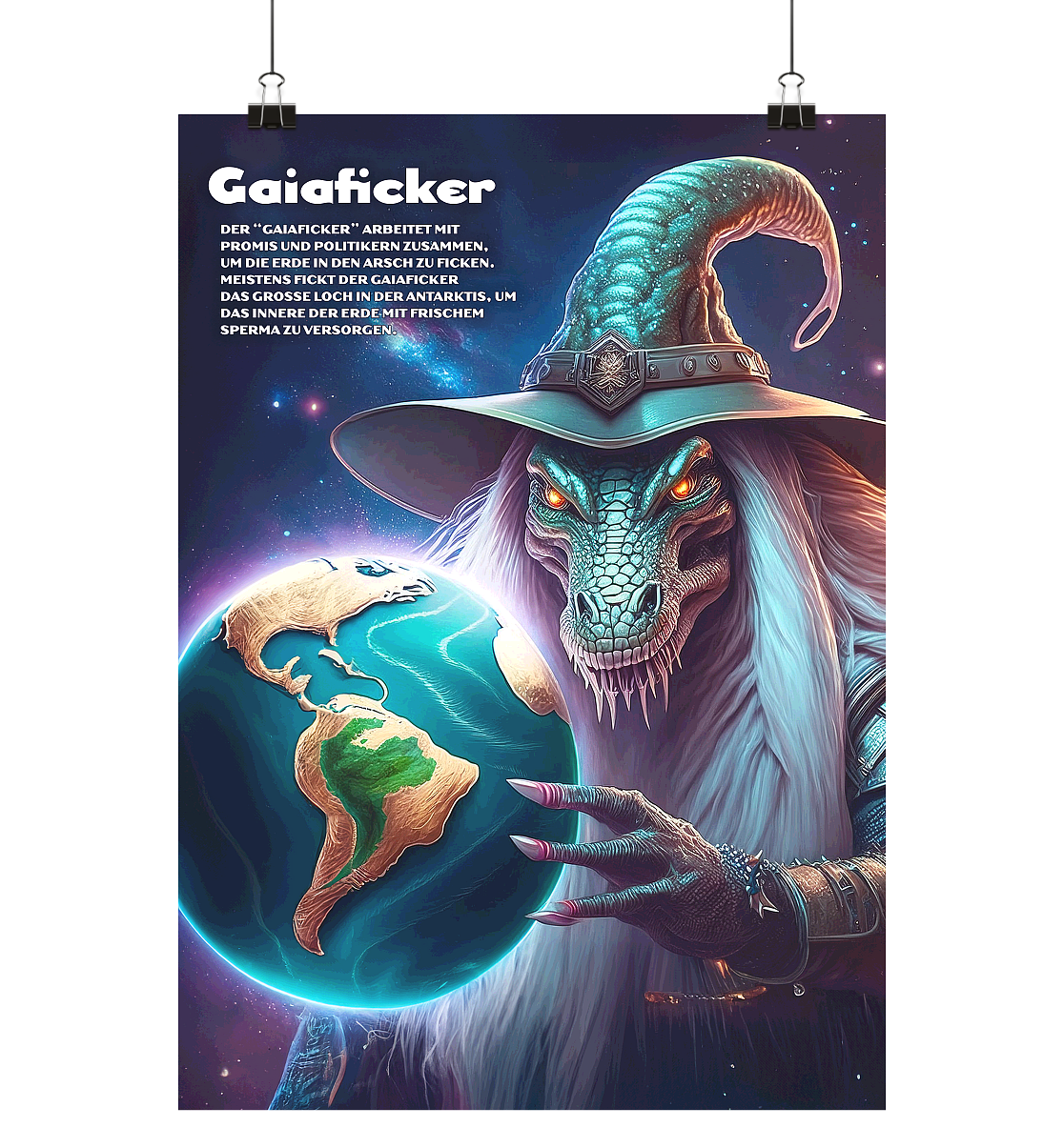 Gaiaficker – "Wollust" - Poster Din A2 (hoch)