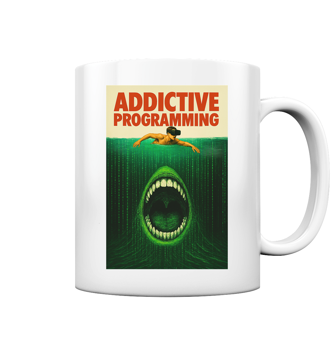 Addictive Programming Shark - Tasse glossy