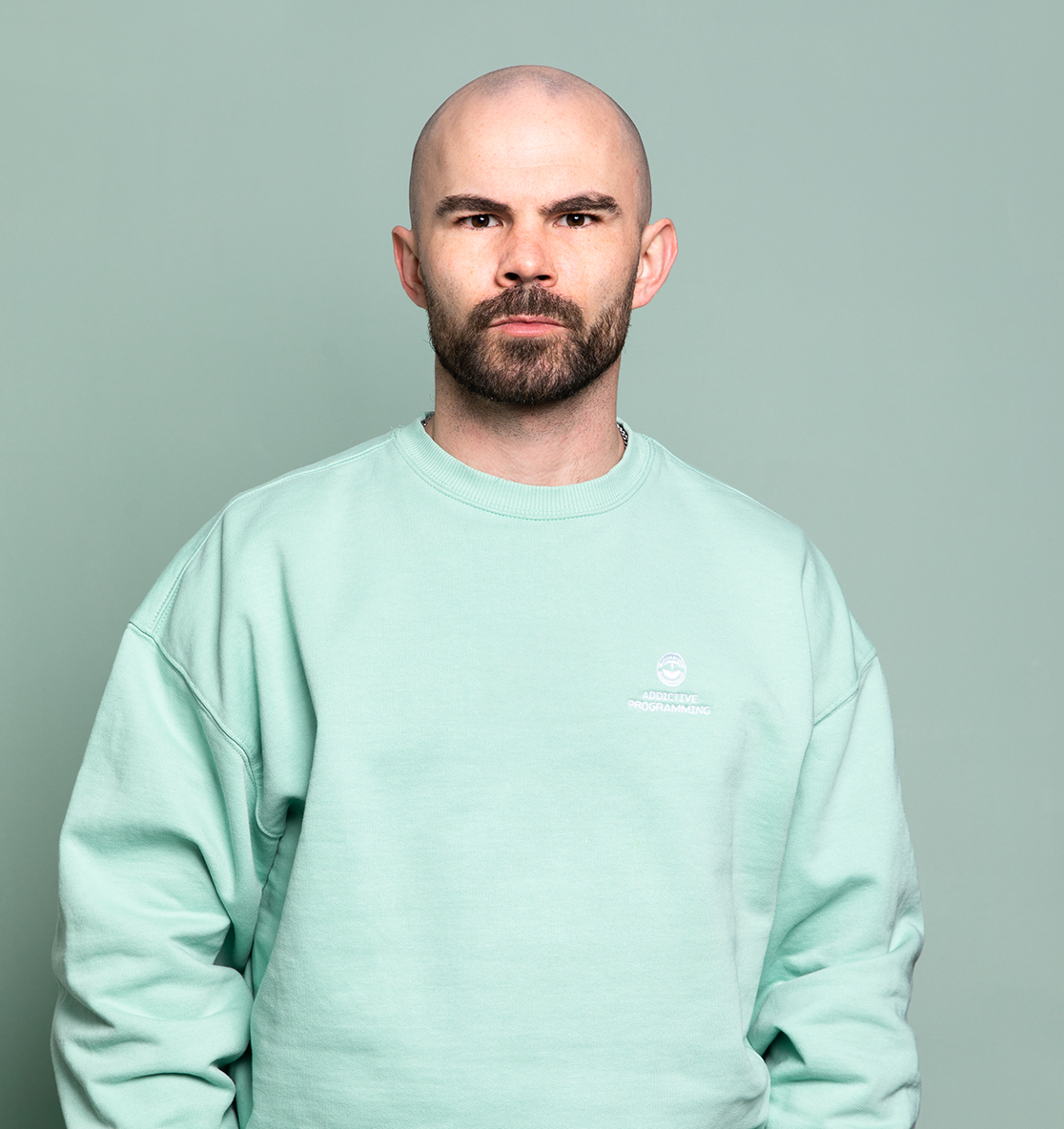 AP Logo Stick - Organic Oversize Sweatshirt (Stick)