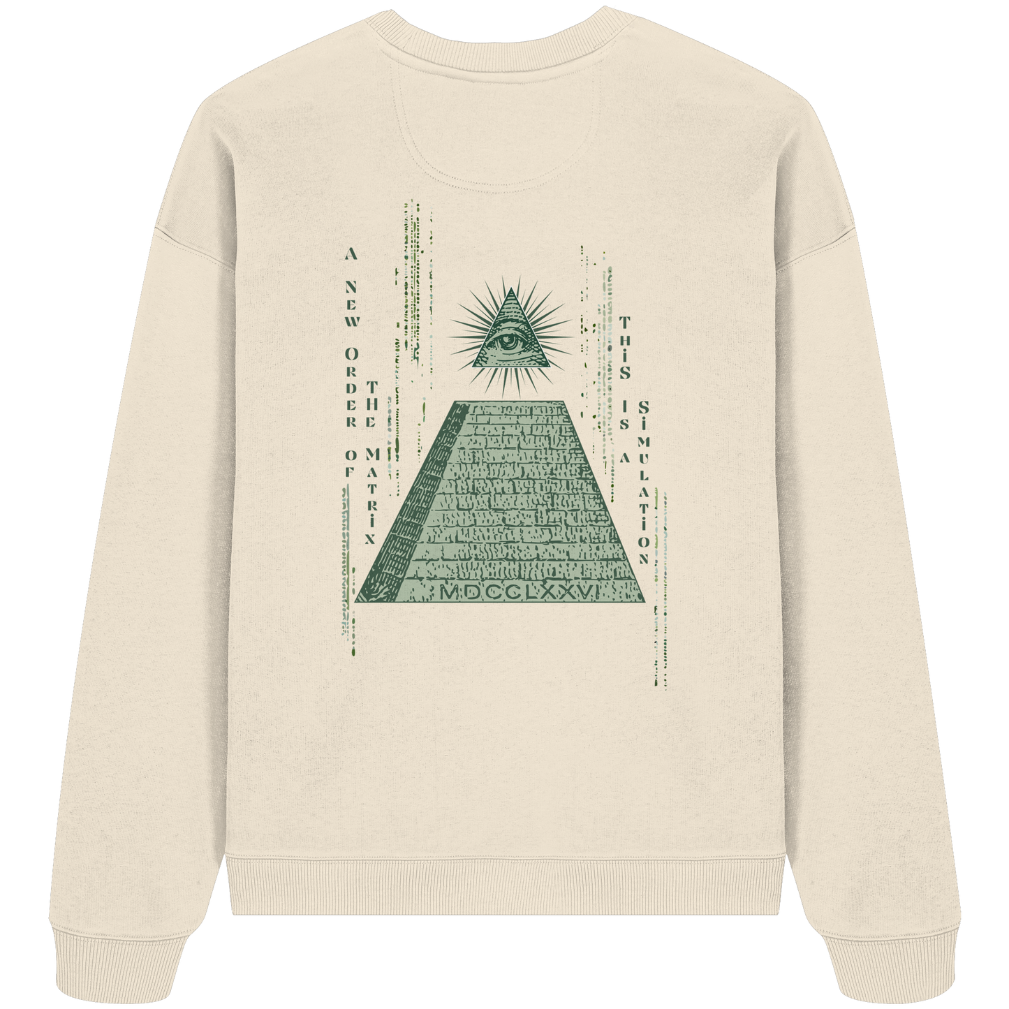 This Is a Simulation - Organic Oversize Sweatshirt