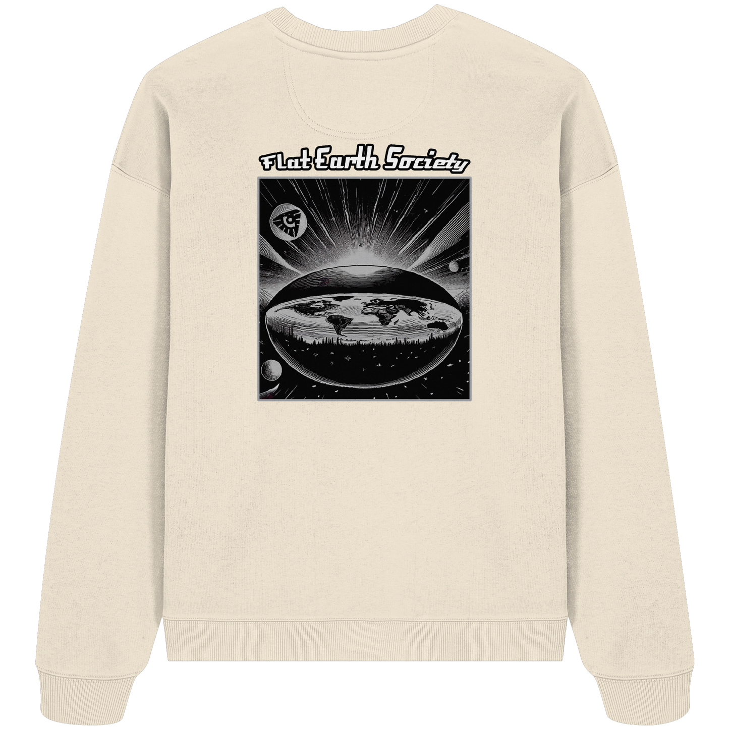 🔥Flat Earth Society - Organic Oversize Sweatshirt