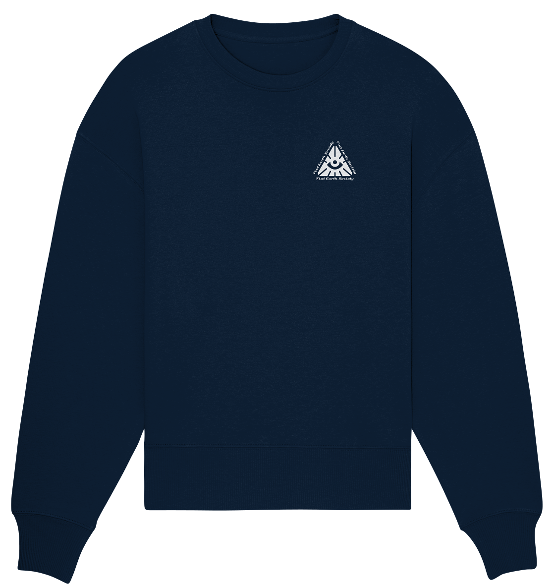 🔥 Flat Earth Society - Organic Oversize Sweatshirt