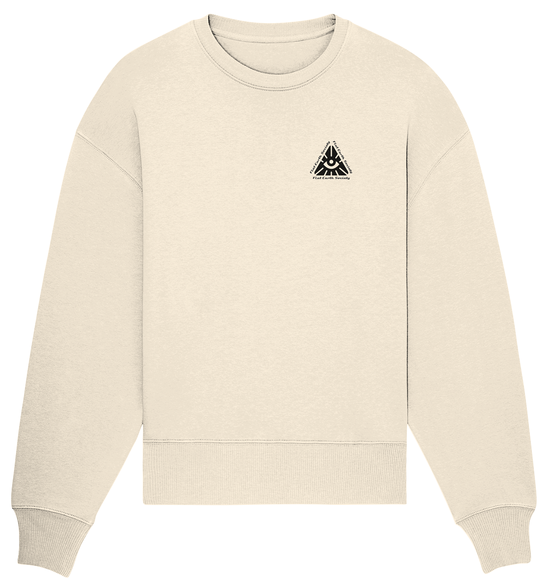 🔥 Flat Earth Society - Organic Oversize Sweatshirt