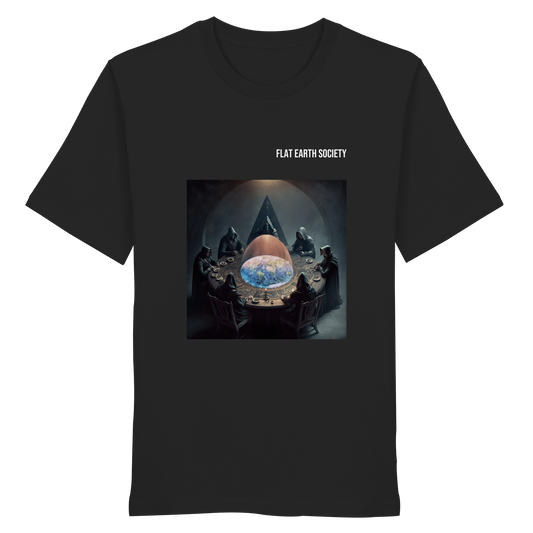 Flat Earth Society - oldschool - Organic Shirt