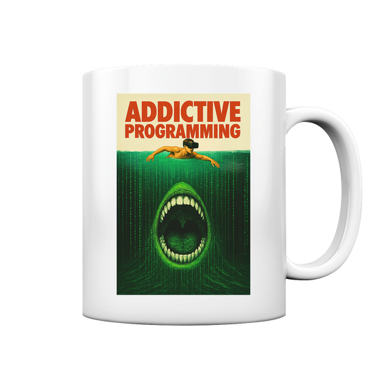 Addictive Programming Shark - Tasse glossy